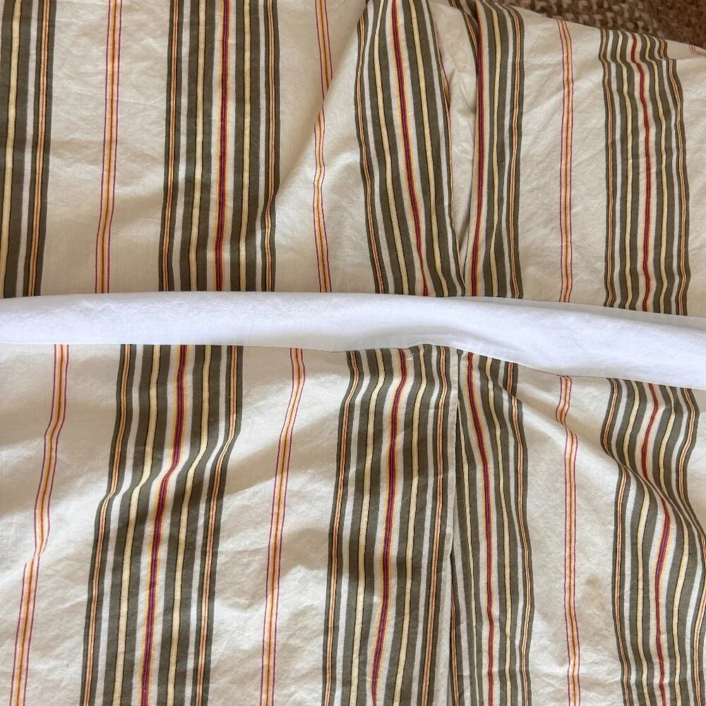 Pottery Barn Hazel Striped Bedskirt